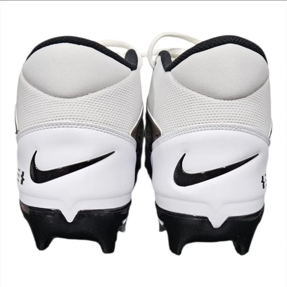 Nike Alpha Menace 4 Pro White Black Football Cleats Men's Size 16 FZ7702-105 New